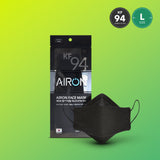 [ BOOST UP SALE ] AIRON Black KF94 Mask